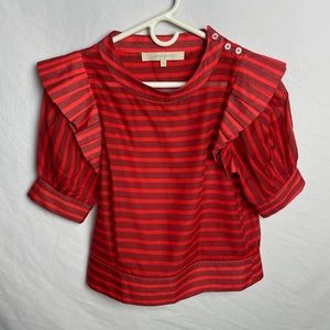 RED STRIPED* katharine kidd havana top